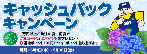 今月のキャッシュバックタイトル