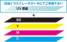別途イラストレータデータにてご準備下さい