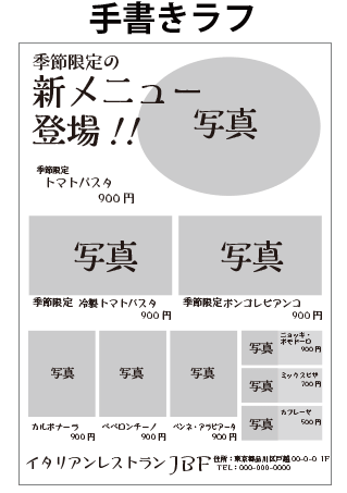 美しいチラシの基準となる枠の取り方 高品質で格安印刷通販ならjbf