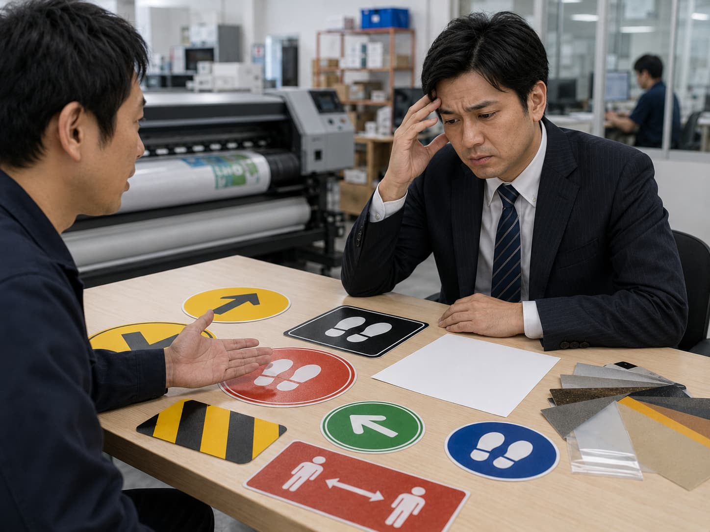 フロアシールの発注がNGの印刷会社の特徴