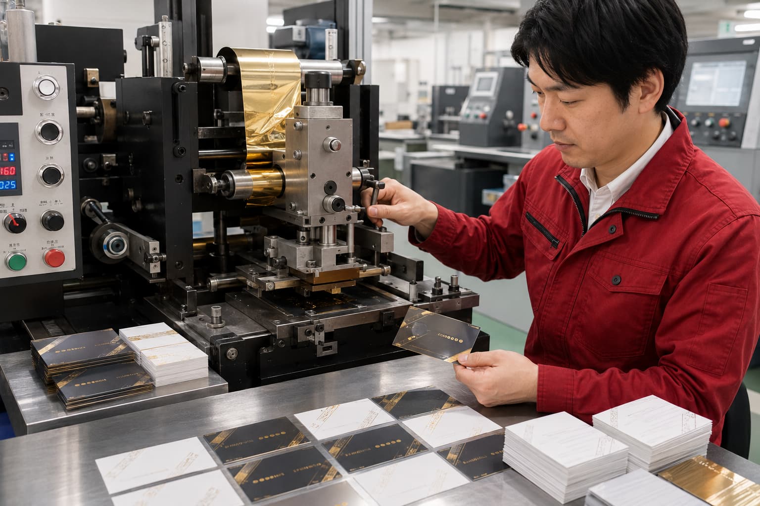 箔押し名刺の作成方法
