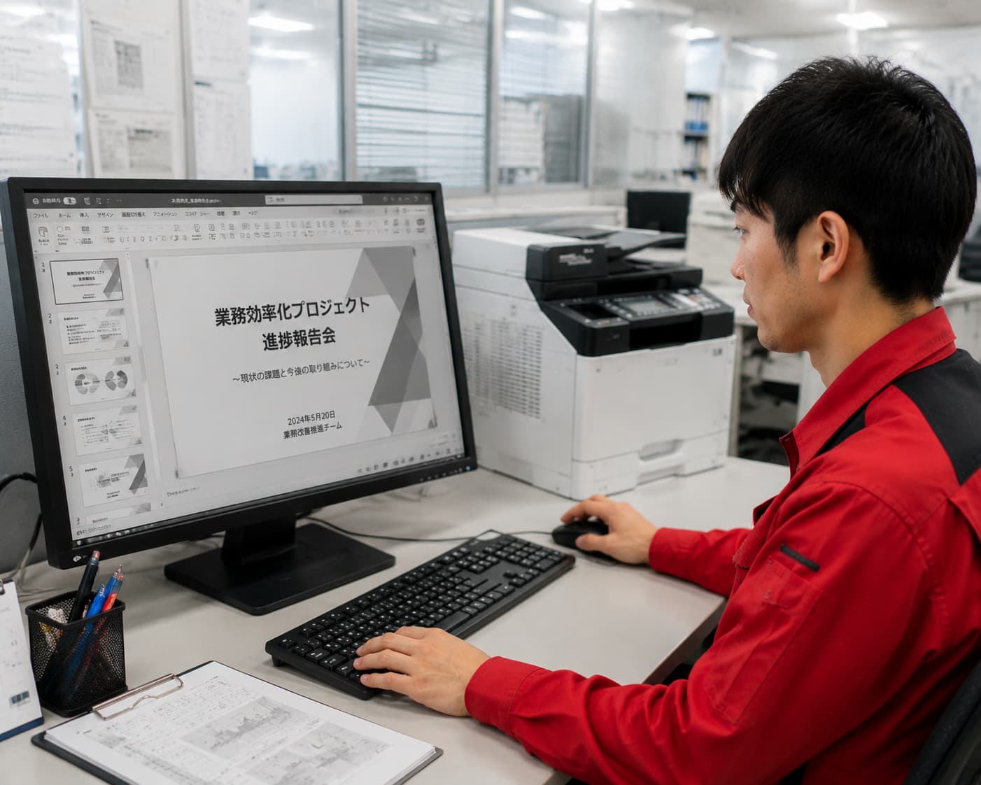 グレースケール印刷の設定方法