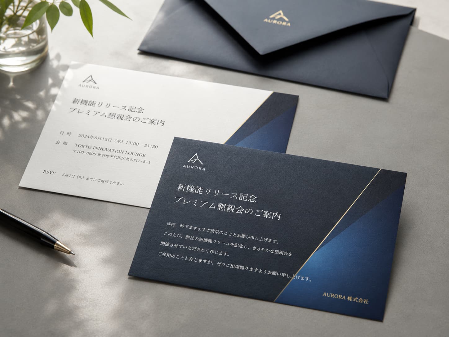 社用の長3封筒印刷が定番の理由