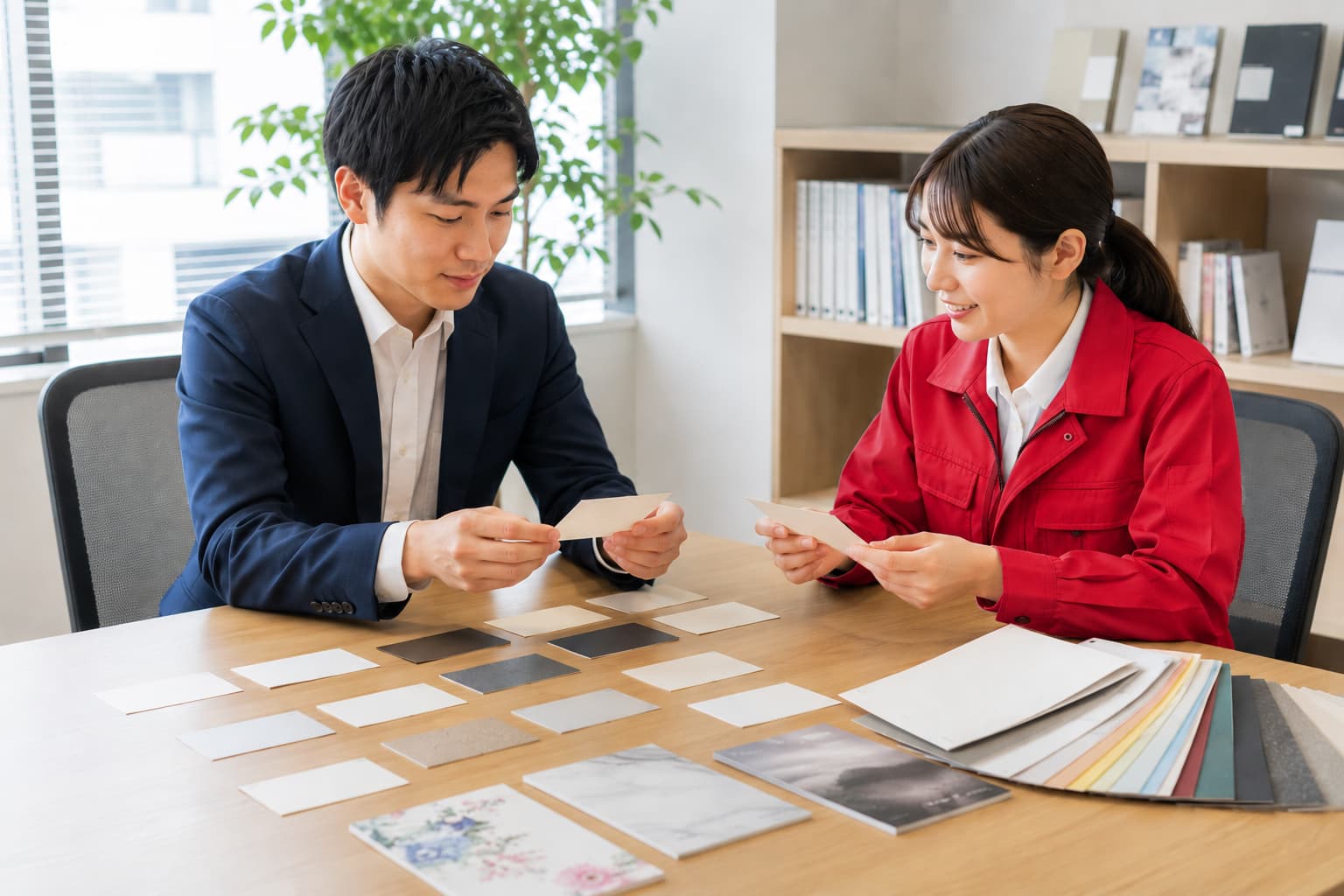 マーメイド紙の色や厚みの決め方