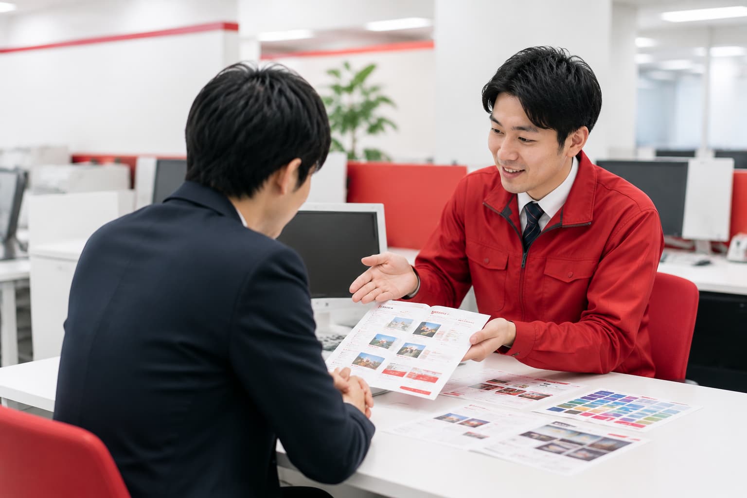 印刷会社に依頼する