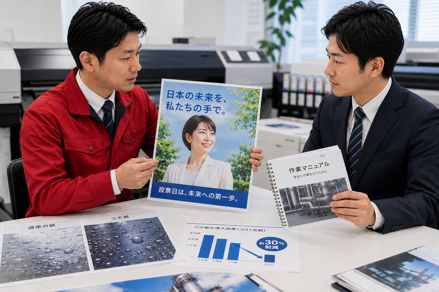 ユポ紙を使用した成功例