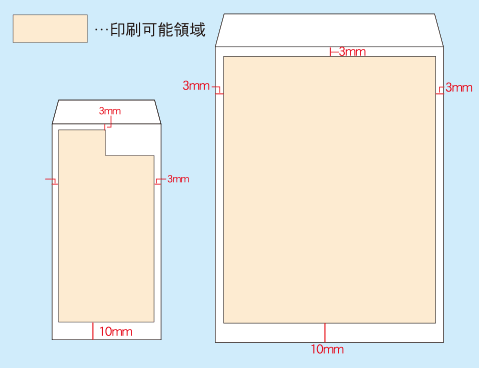 既製封筒展開図